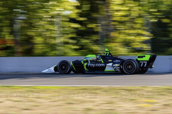 INDYCAR Series driver, CALLUM ILOTT (77) of Cambridge, Cambridgeshire, England, travels through the backstretch during the last practice session for the Bitnile.com Grand Prix of Portland at Portland International Raceway in Portland OR