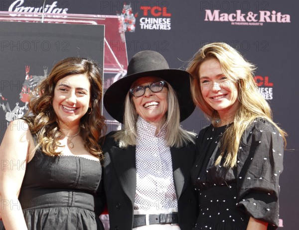Diane Keaton at Diane Keaton Hand- and Footprint Ceremony held at the TCL Chinese Theater in Hollywood, USA on August 11, 2022., Hollywood, California, USA, North America