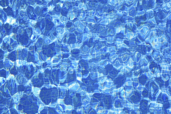 Blue tiles pool water ripple texture background