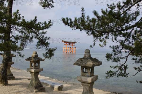 Itsukushima Shrine on Miyajima Island, near Hiroshima, Japan, Hiroshima, Japan, Asia