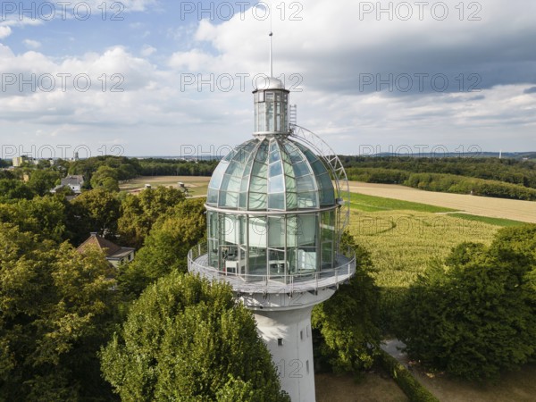 The light tower in Solingen, North Rhine-Westphalia, is a converted former water tower. It is located in the district of Gräfrath near the highest point of the city of Solingen at approximately 276 meters above sea level. The tower was built in 1904, decommissioned in 1983 and rebuilt in the mid-1990s