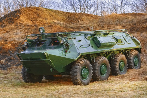 Soviet Eight-wheeled Armoured Personnel Carrier (BTR) Silistra, Bulgaria, Europe