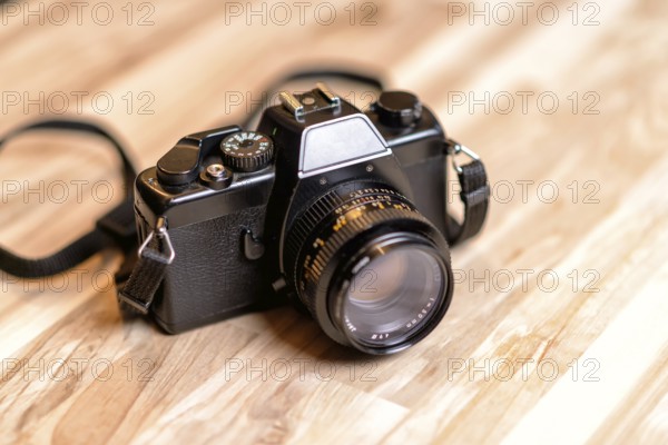 Vintage analouge camera with standard lens