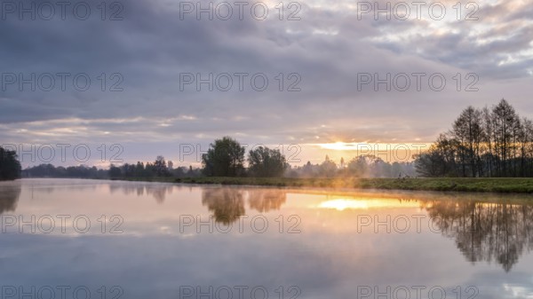 Morgen am Hunte river