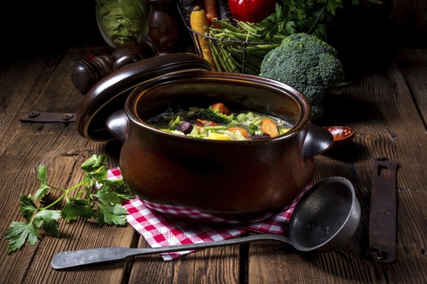 Light vegetable soup
