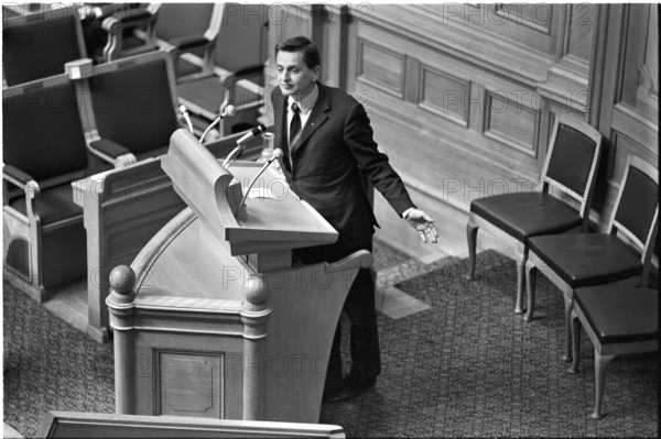 Olof Palme. Swedish social democratic politican and prime minister. Born october 14 1927. Murdered february 28 1986. Pictured here 1968. Kristoffersson ref 3-95