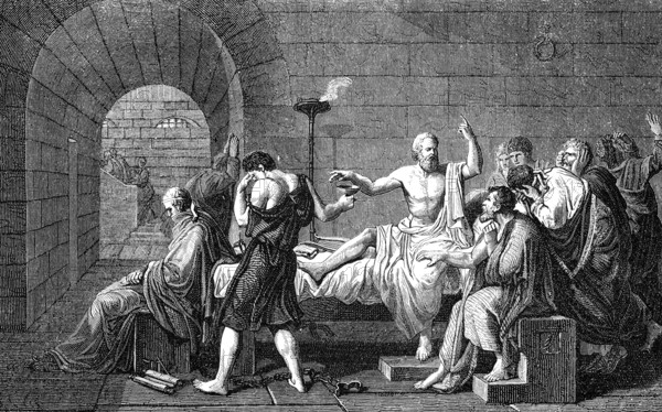 The Death of Socrates, 469-399 BC, philosopher of ancient Greece