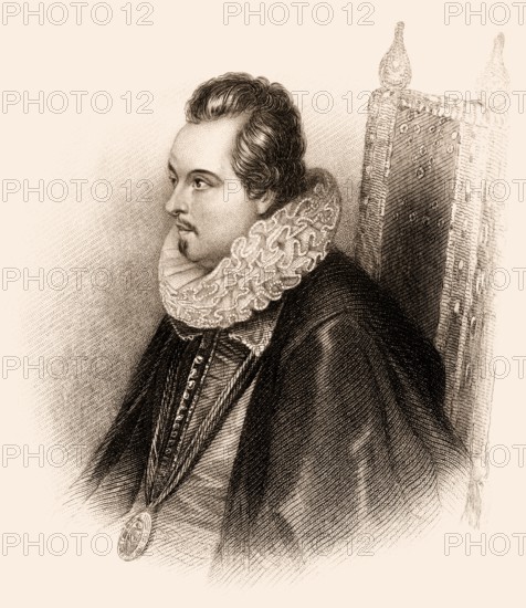 Charles Blount, 8. Baron Mountjoy und 1. Earl of Devonshire, 1563-1606, KG, englischer Adliger und Lord Deputy von Irland