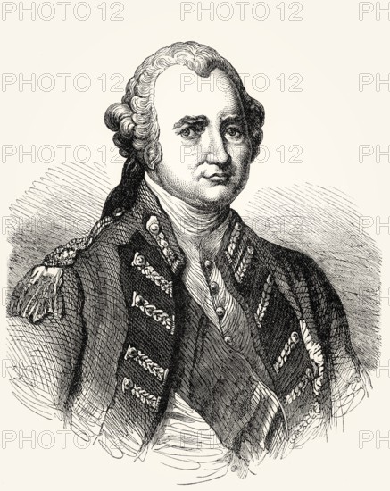 Major-General Robert Clive, 1st Baron Clive or Clive of India, 1725-1774, British officer, From British Battles on Land and Sea, by James Grant