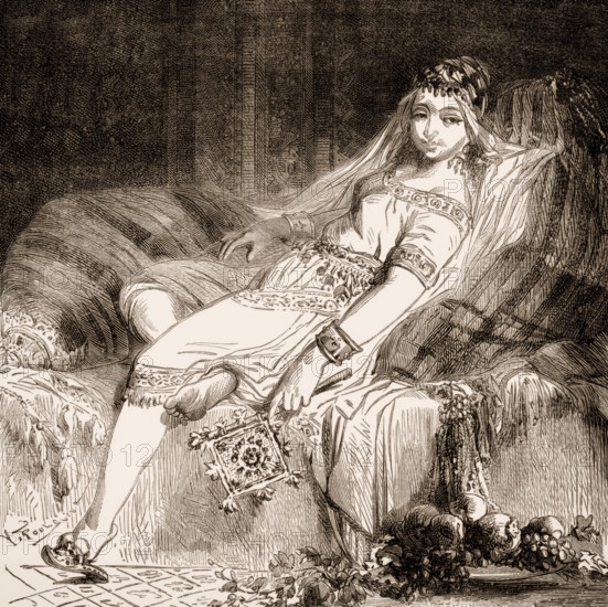 Pasque de Riveri or Madame la Patriarchesse, the concubine of Heraclius or Eraclius, Latin Patriarch of Jerusalem, 12th century