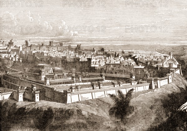 The City of Jerusalem before the destruction of the temple