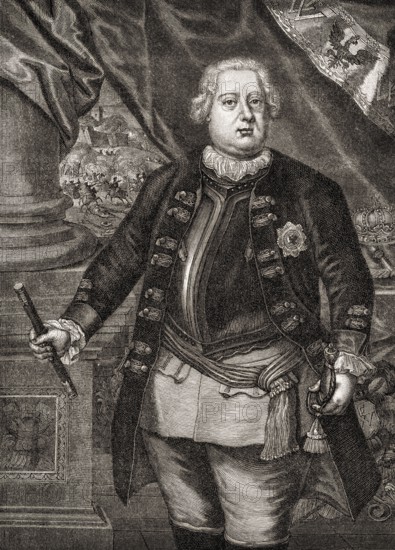 Frederick William I of Prussia, 1688-1740