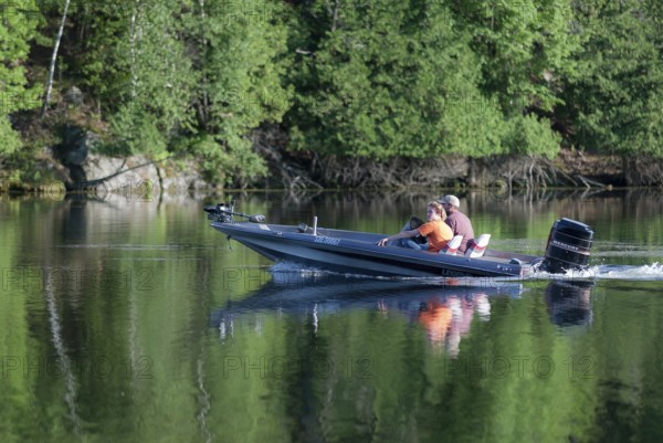 The picturesque and active Trent-Severn waterway and cottage country located northeast of Toronto, Ontario, Canada, North America