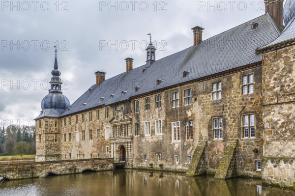 Castle Lembeck is one of the prettiest water castles in North Rhine-Westphalia, Germany, Europe