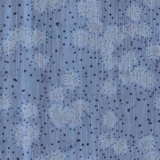 An illustartion of an old seamless floral wallpaper