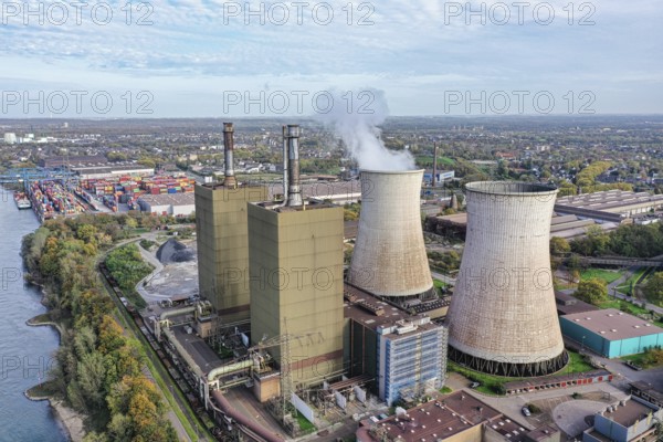 Gas-fired power station in a metallurgical plant in Duisburg, North Rhine-Westphalia, consisting of 2 units with 320 megawatts electrical output (gross) . It uses blast furnace gas, coke oven gas or natural gas as fuel