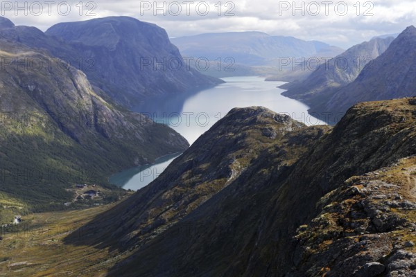 Memerubu, Lake Gjende, Jotunheimen, Norway, Europe