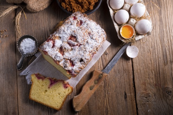Yeast dough cake