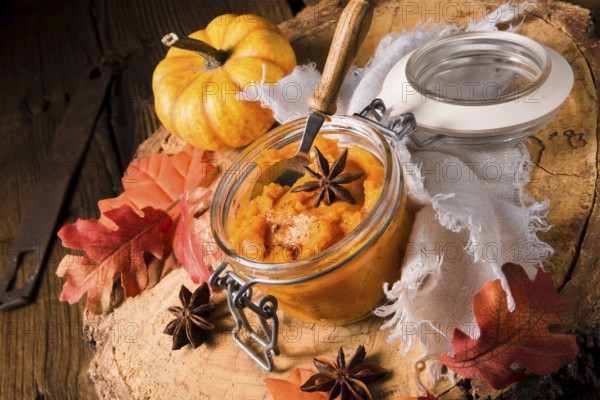 A delicious autumnal creamy pure Hokkaido pumpkin