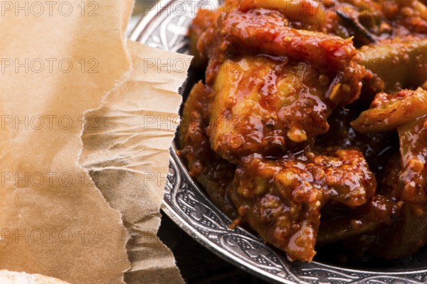 South Indian Lemon Pickle is a spicy tangy pickle