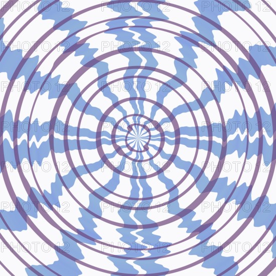 2d illustration of an abstract circles background