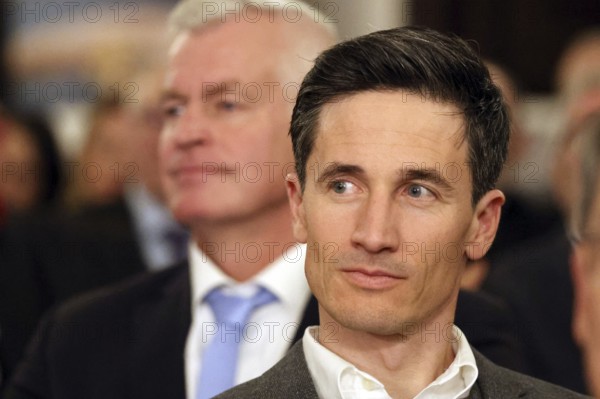Martin Schmitt (TV expert / ski jumping expert, Eurosport, former world champion) at the 75th anniversary ceremony of the Badischer Sportbund BSB Freiburg, Freiburg im Breisgau, Germany / Germany