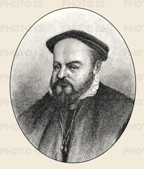 Portrait of Gottfried Goetz von Berlichingen zu Hornberg, 1480, 1562, a Frankish kingdom knight