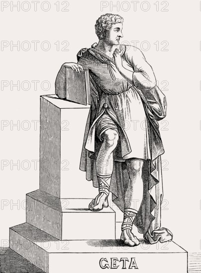 Geta, Publius or Lucius, Septimius Geta Augustus, 189 –211, Roman emperor