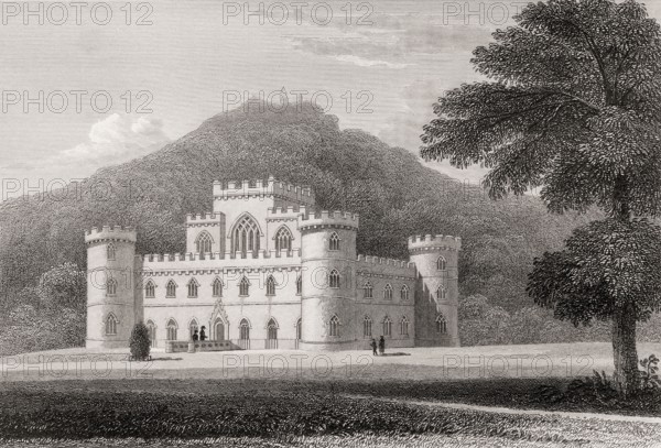 Inveraray Castle, Inveraray county of Argyll, Scotland, 19th century, from Modern Athens by Th. H. Shepherd