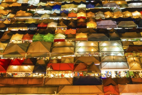 Talat lot Phi Ratchada (night market of Thailand, Bangkok). Shooting Location: Bangkok, Thailand, Asia