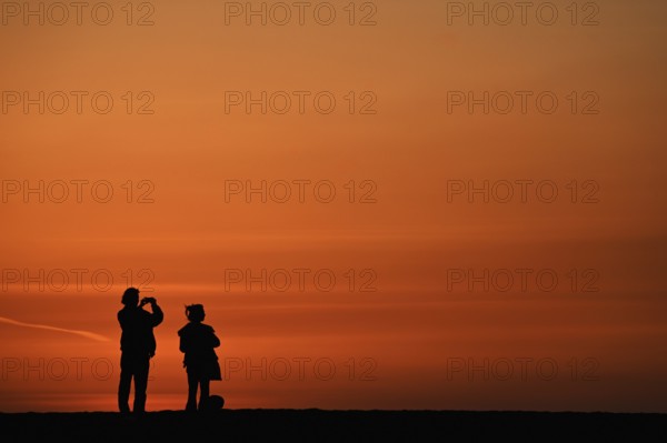 Sunset at Venice Beach, Los Angeles, California, USA, North America