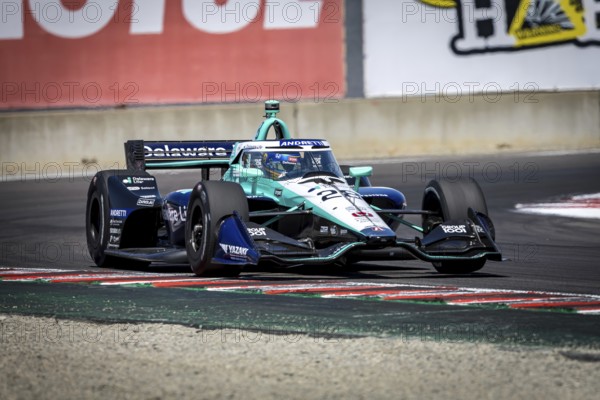MARCUS ERICSSON (28) of Kumla, Sweden practices for the Firestone Grand Prix of Monterey at WeatherTech Raceway Laguna Seca in Salinas, CA