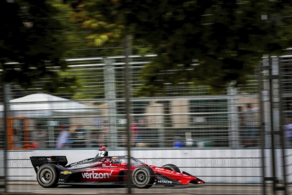 WILL POWER (12) of Toowoomba, Australia runs through the streets during the Honda Indy Toronto in Toronto, ON, CAN