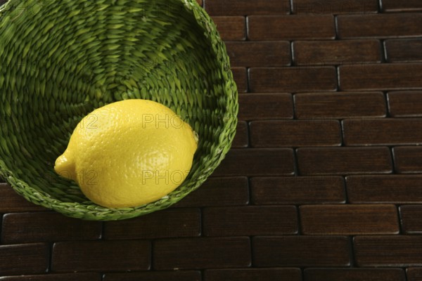 Yellow lemon a healthy C Vitamin citric fruit