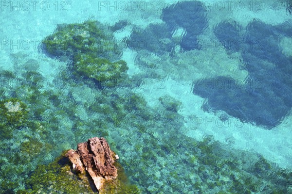 Cala Macarella Menorca turquoise Mediterranean sea in Balearic islands