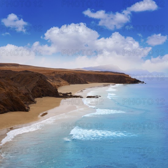 Fuerteventura La Pared beach at Canary Islands Pajara of Spain
