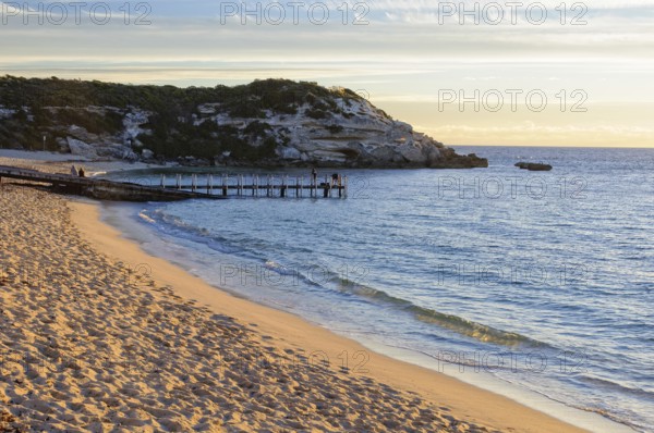 Jetty and boat ramp on the Gnarabup Beach, Prevelly, WA, Australia, Oceania