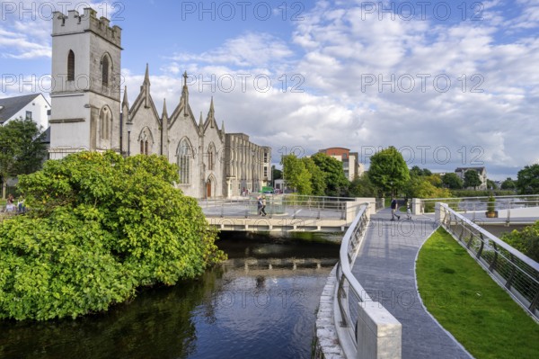 Deconsecrated Convent of Mercy Corrib River, Newtownsmith and Galway, Ireland, United Kingdom, Europe