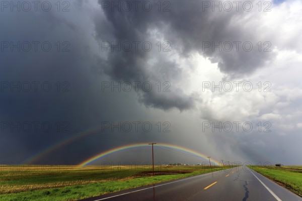 Prairie Summer Storms Saskatchewan Canada Ominous danger