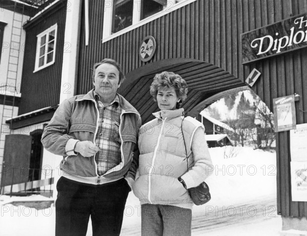 Ingemar Stenmark born 18 March 1956 is a Swedish former World Cup alpine ski racer. He is regarded as one of the most prominent Swedish athletes ever, and as the greatest slalom and giant slalom specialist of all time. 1979 during a world cup competition. Pictured his father Erik and mother Gunborg 1981