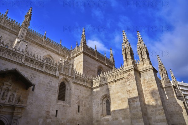 Granada Cathedral Royal Capilla area in Spain at Andalusia