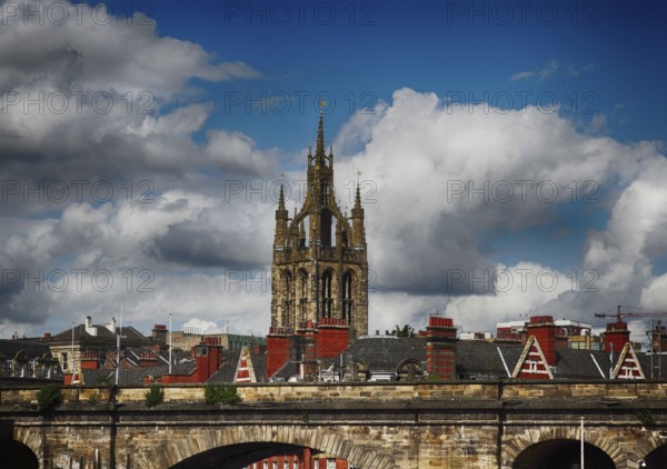 Old church in Newcastle upon Tyne, England, Great Britain