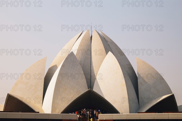 Lotus temple in Delhi, India, Asia