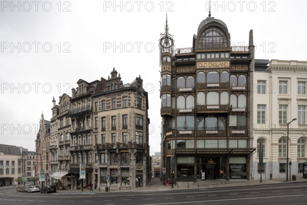 Brussels, Bruxelles, Museum of Musical Instruments (Muziekinstrumentenmuseum, French: Musée des instruments de musique, abbreviated mim) in the former Old England department stores', built in 1899 in the Art Nouveau style by Paul Saintenoy