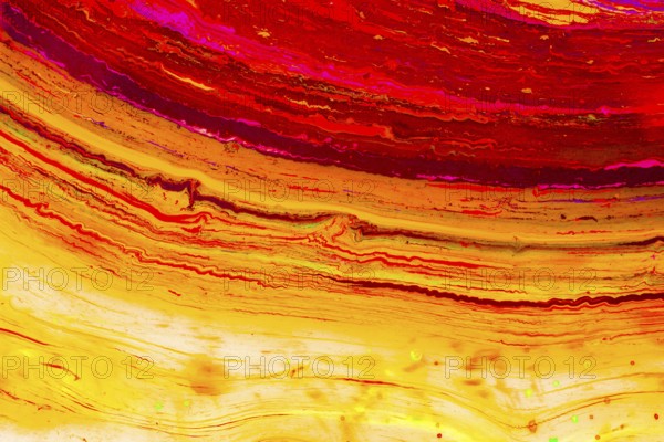 Traditional Ottoman Turkish marbling art patterns as abstract colorful background