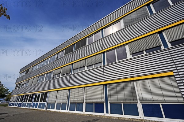 Metal façade, Kempten, Allgäu, Bavaria, Germany, Europe
