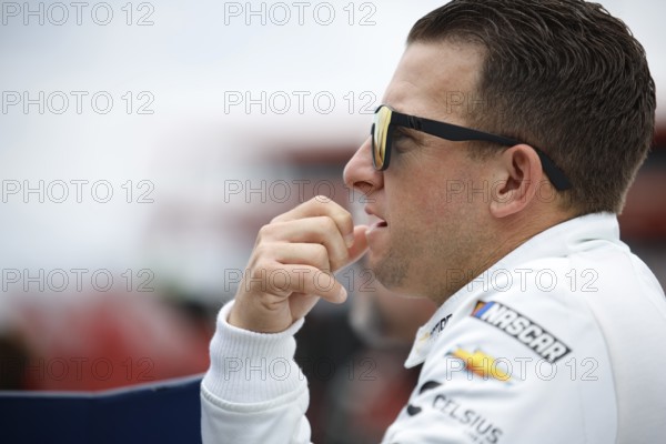AJ Allmendinger gets ready to qualify for the Iowa Corn 350 Powered by Ethanol in Newton, IA, USA, North America
