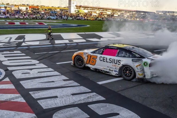 NASCAR Cup Series driver, AJ ALLMENDINGER (16), wins the Bank of Amercia ROVAL 400 at Charlotte Motor Speedway in Concord, NC