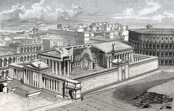 The Temple of Venus and Roma, Ancient Rome, Reconstruction