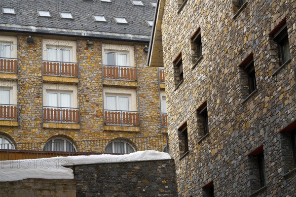Pas de la Casa ski village of Andorra in Grandvalira sector